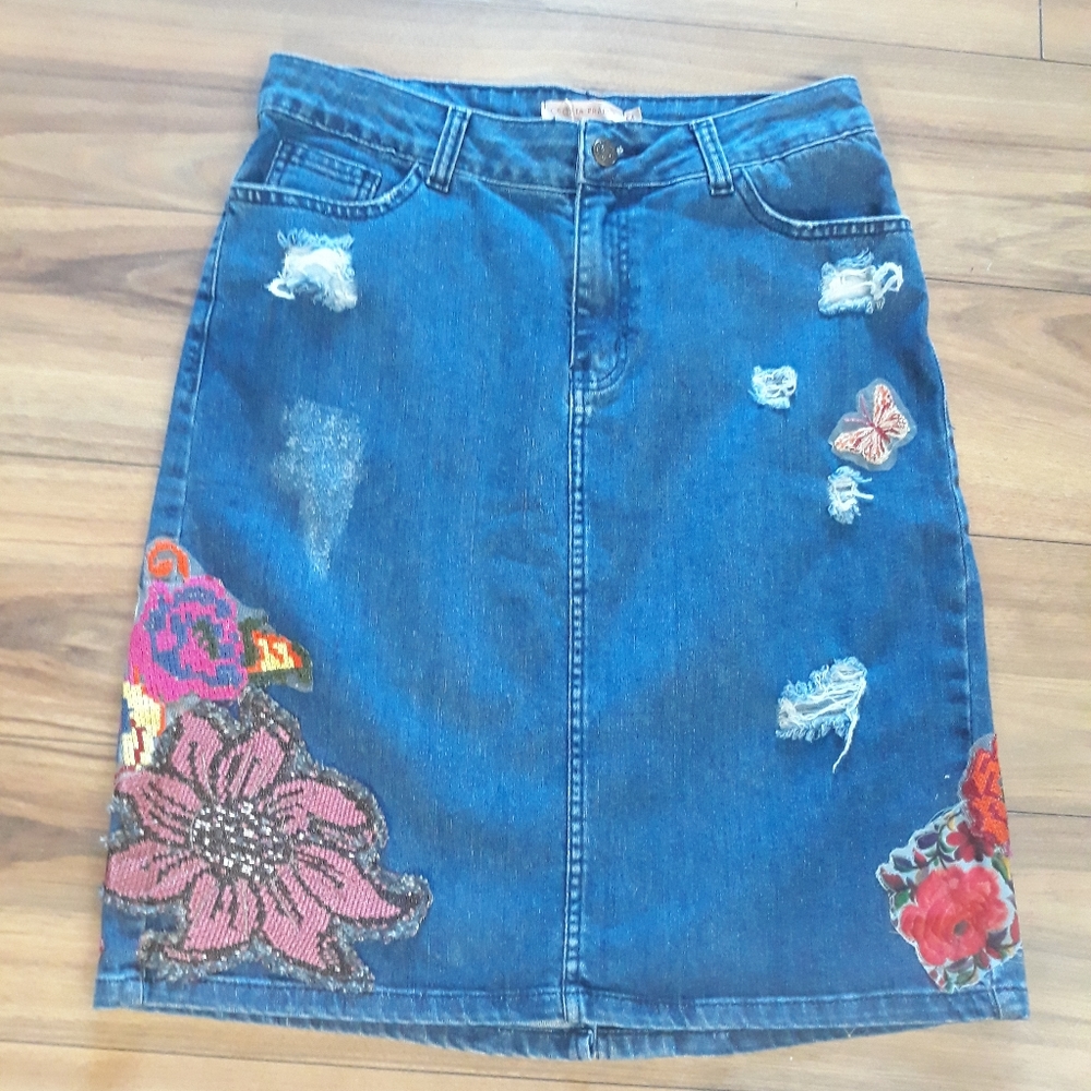 Cecilia Prado for Anthropologie Skirt